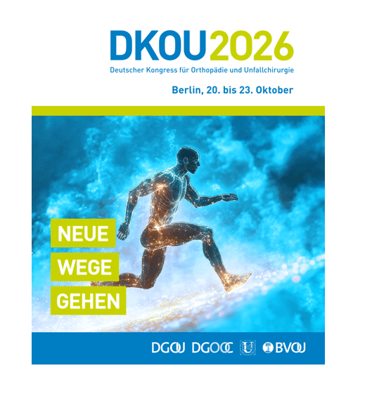 ORTIVITY Stand auf dem DKOU 2026 in Berlin: Vortrag zur ambulanten Sportorthopädie am Stand B48 am 22. Oktober